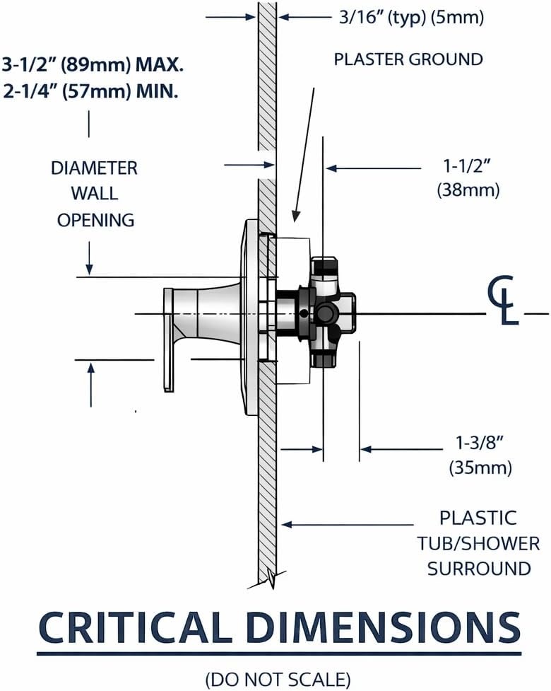 image:imageMoen Genta LX Pressure Balancing EcoPerformance Modern Shower Trim with Showerhead and Lever Handle PosiTemp Valve Required Matte Black T2472EPBLChrome