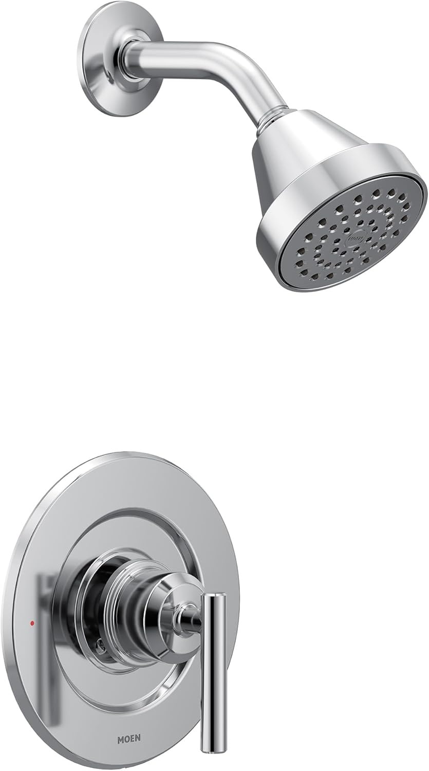 image:imageMoen Gibson Chrome PosiTemp Pressure Balancing EcoPerformance Modern Shower Trim Valve Required T2902EPChrome