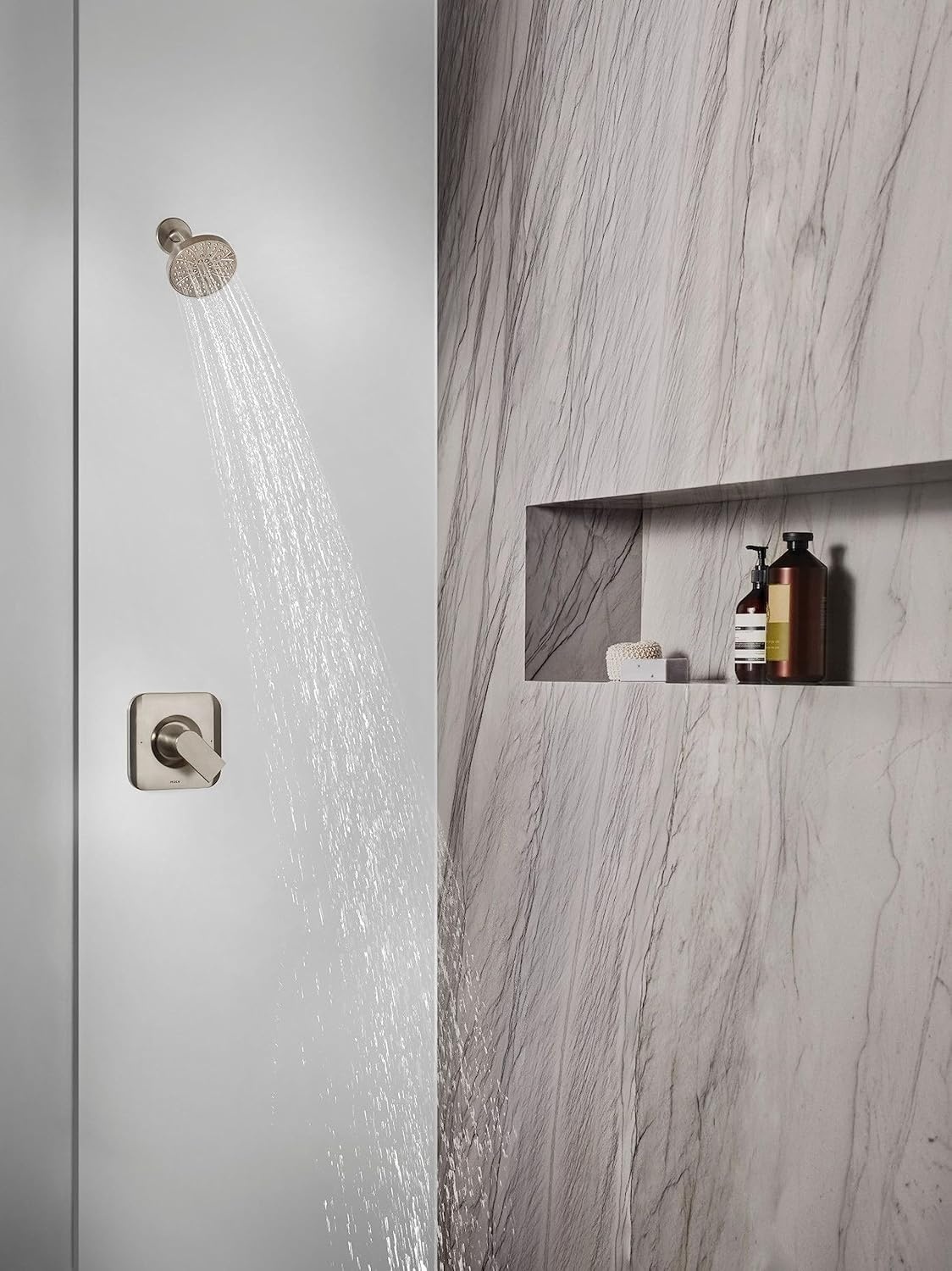 image:imageMoen Gibson Chrome SixFunction 45Inch Spray Head with Eco Performance 6512EPBrushed Nickel