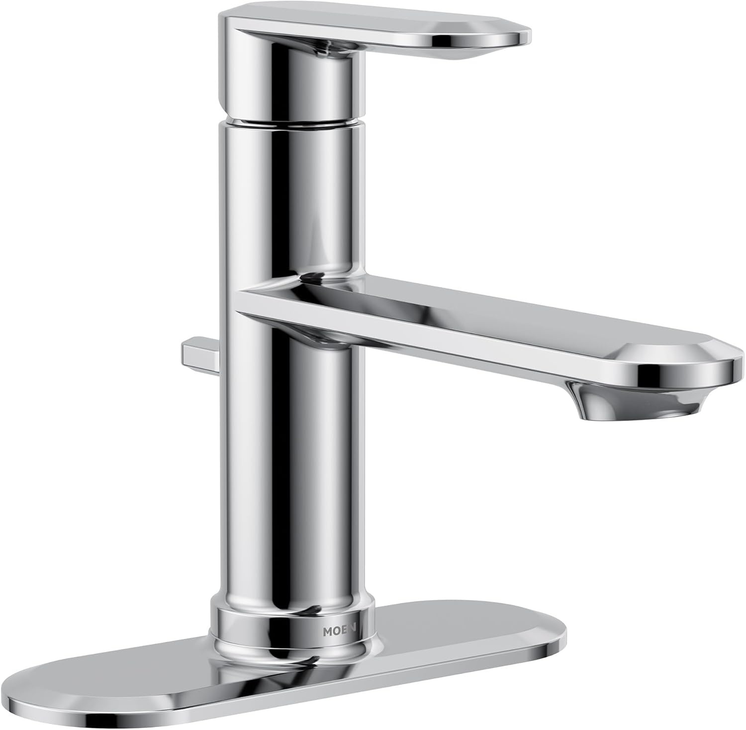 image:imageMoen Greenfield Chrome Single Handle One Hole Bathroom Sink Faucet 6504