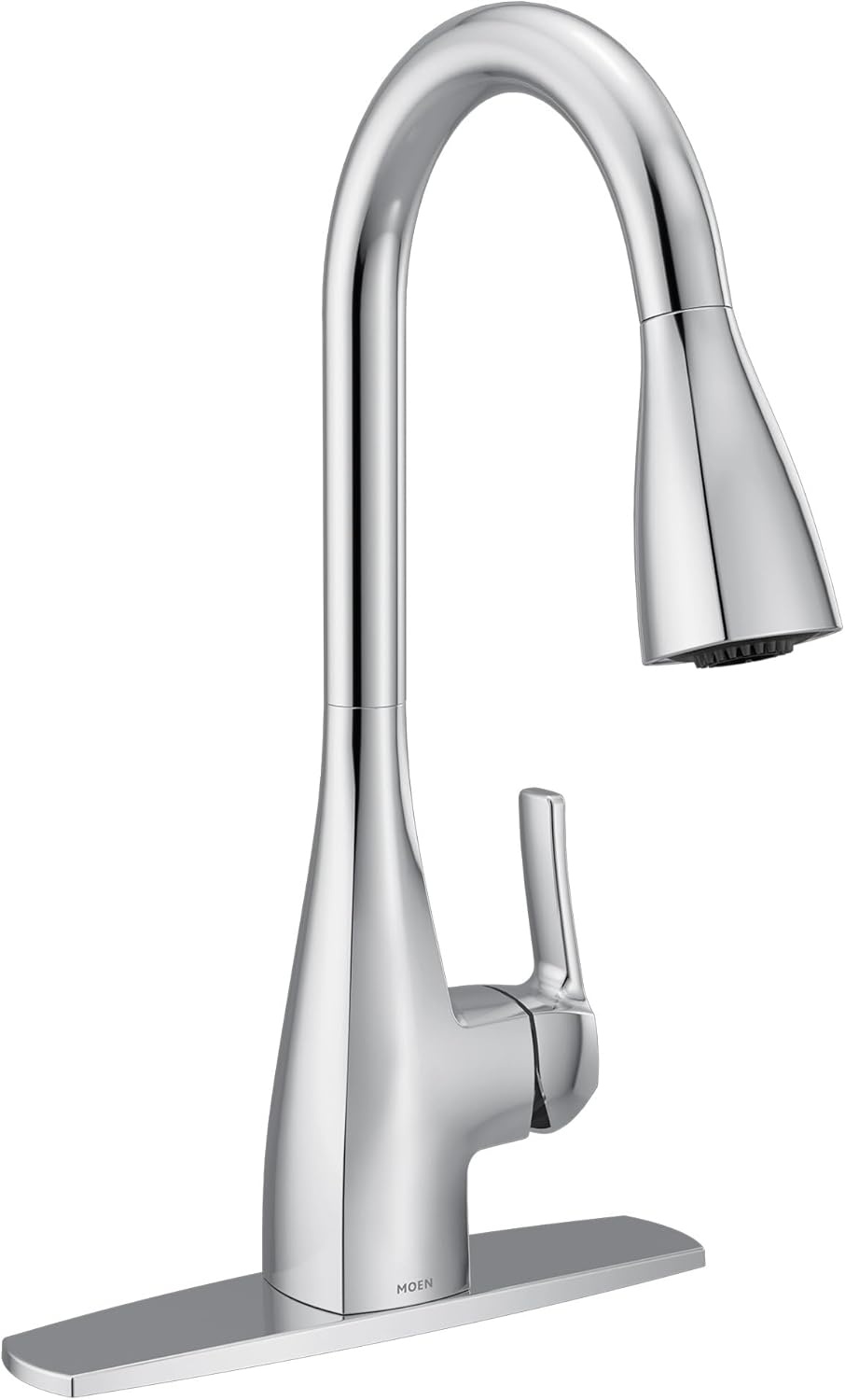 image:imageMoen Kiran Bronzed Gold OneHandle High Arc Pulldown Kitchen Faucet with Power Clean 87599BZGChrome