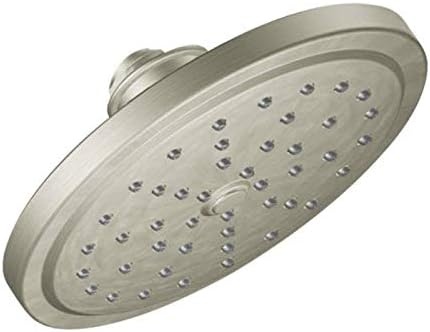 image:imageMoen Matte Black Single Function Shower Head with Immersion Rainshower Technology 7Inch Diameter S176BLBrushed Gold