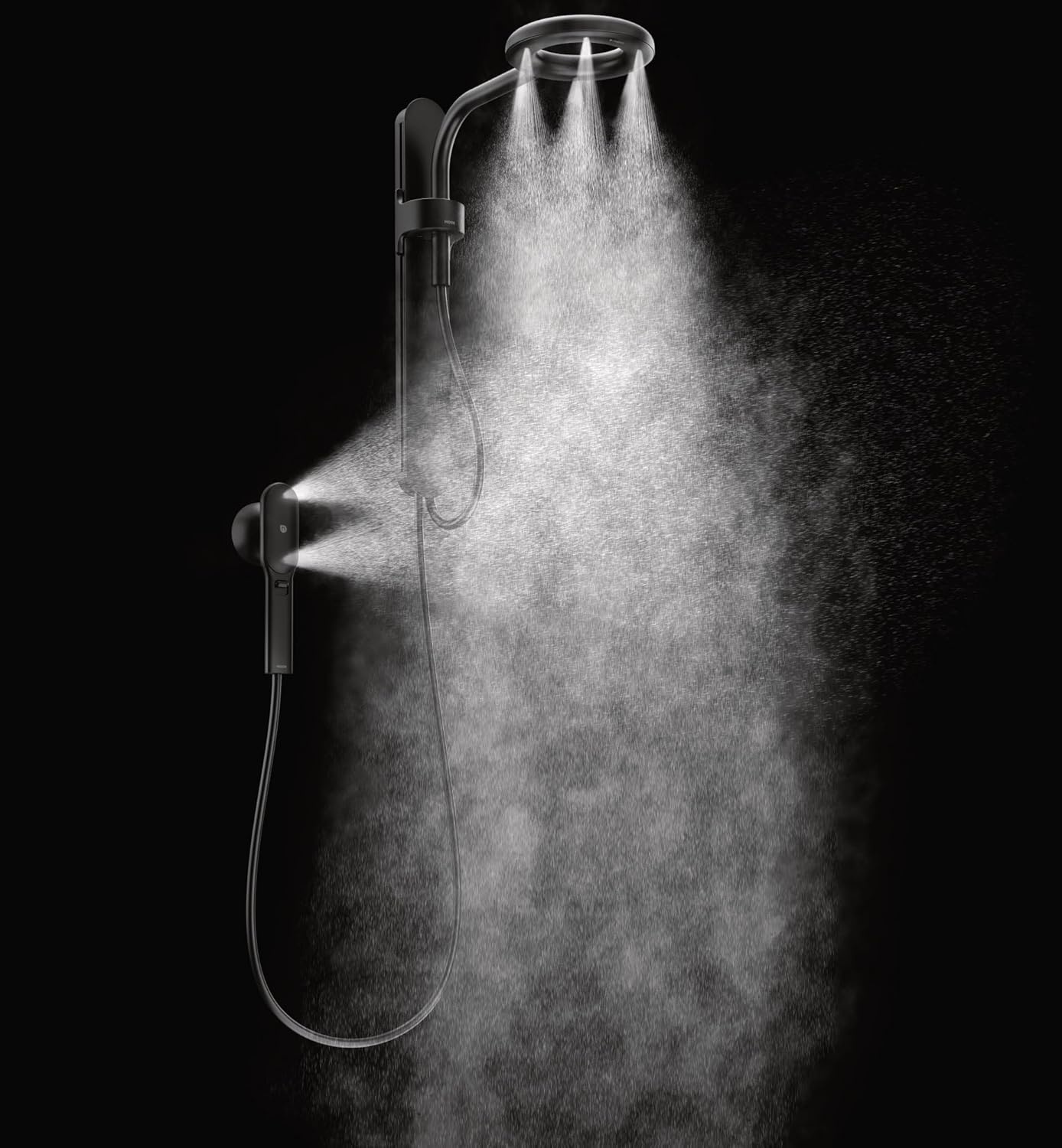 image:imageMoen N207C0SRN Spa Shower including Rainshower Handshower and Magnetic Dock Spot Resist Brushed Nickel
