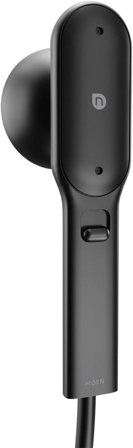 image:imageMoen N207H0BL Spa Shower Handheld Matte Black 1 Setting 15 GPM 59 Hose Easy InstallMatte Black