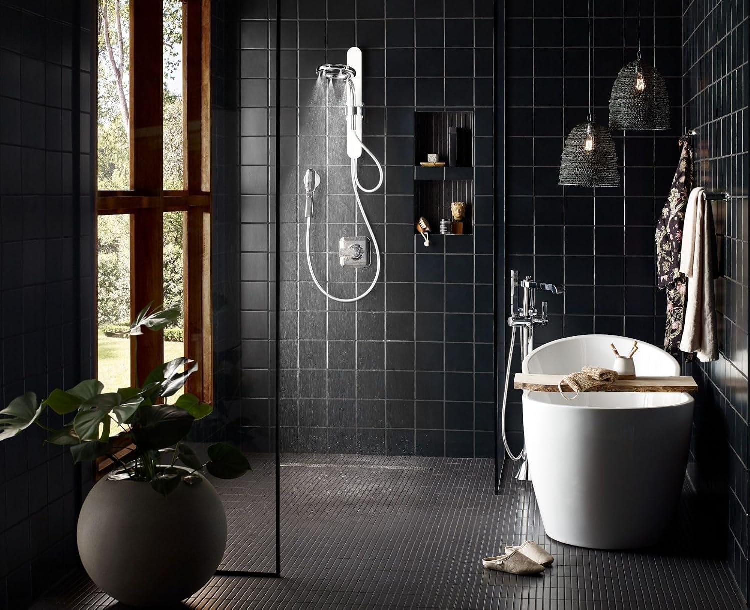 image:imageMoen N214R0CH Spa Shower Rainshower ChromeWhiteChromeWhite
