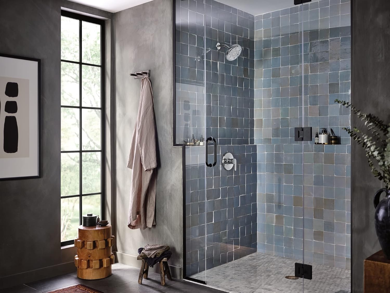 image:imageMoen N400R0CH Quattro Rainshower Showerhead with Four Unique Shower Experiences Chrome