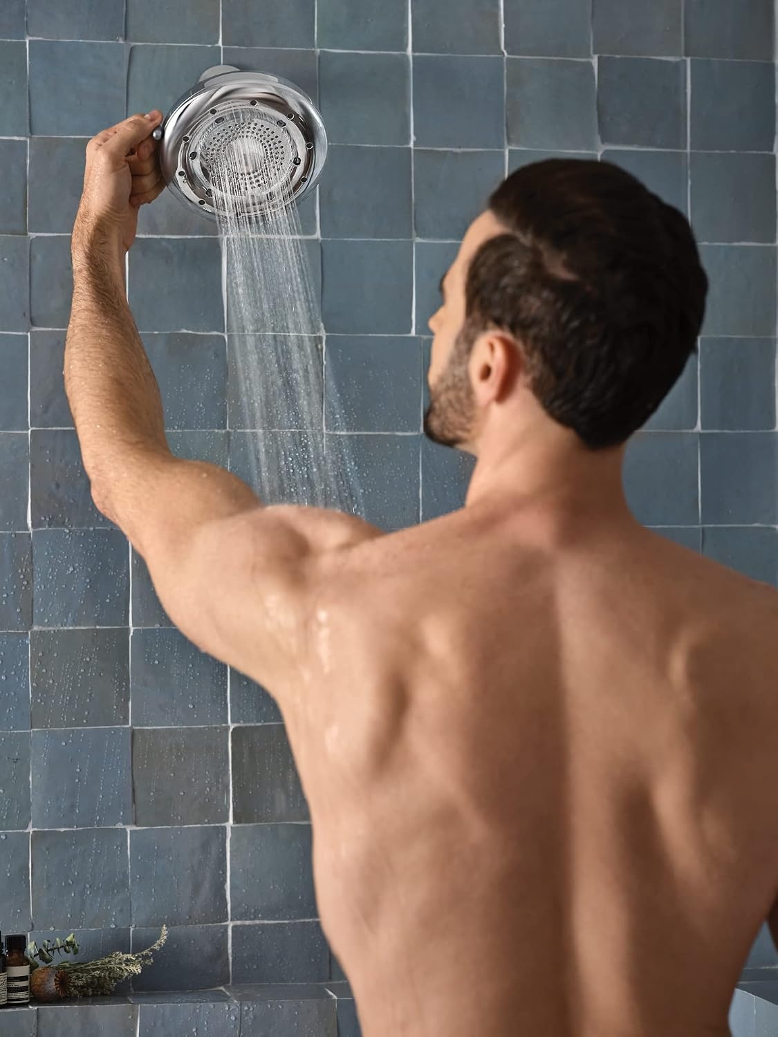 image:imageMoen N400R0CH Quattro Rainshower Showerhead with Four Unique Shower Experiences Chrome