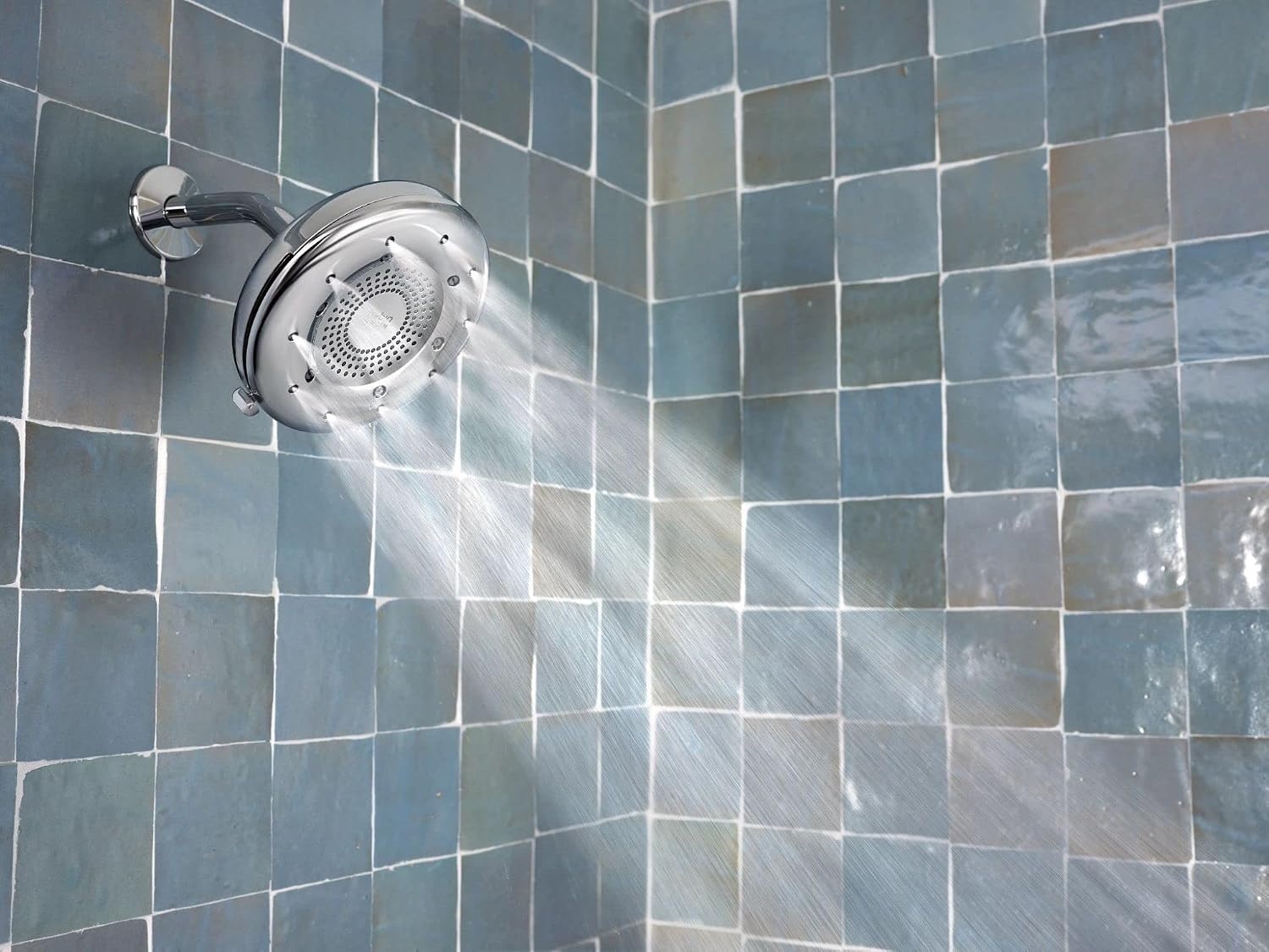 image:imageMoen N400R0CH Quattro Rainshower Showerhead with Four Unique Shower Experiences Chrome