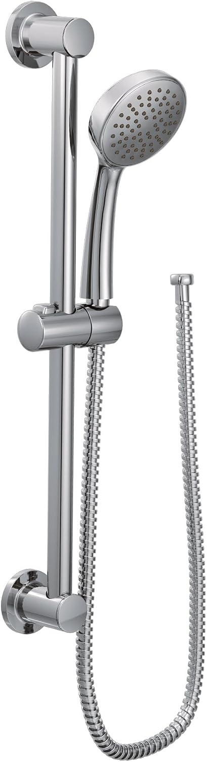 image:imageMoen Oil Rubbed Bronze EcoPerformance Detachable Handheld Showerhead with 24inch Slide Bar and 69inch Hose 3868EPORBChrome