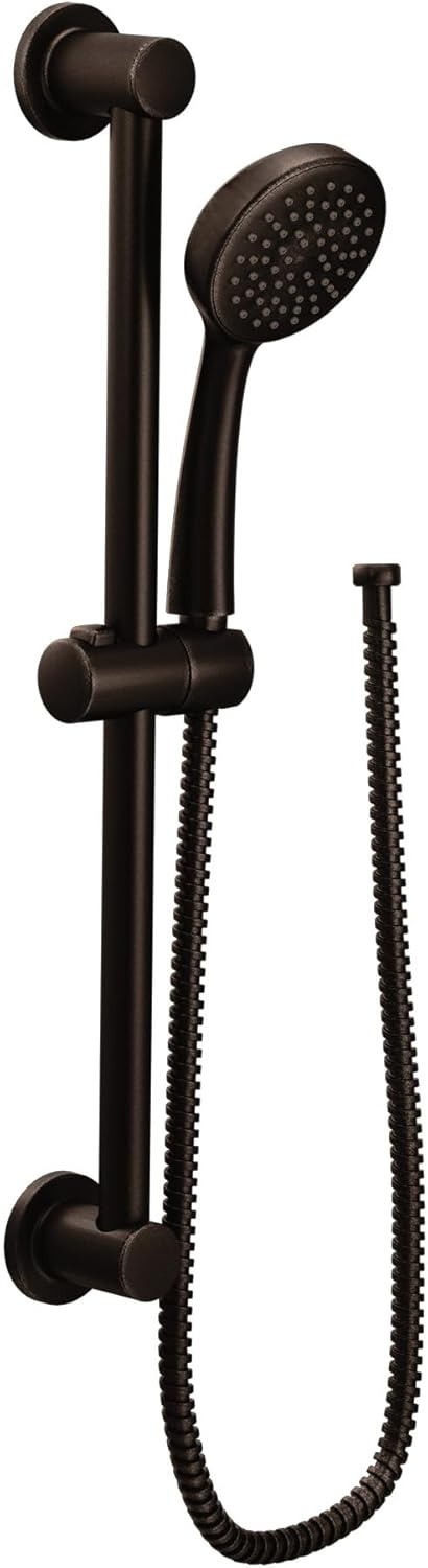 image:imageMoen Oil Rubbed Bronze EcoPerformance Detachable Handheld Showerhead with 24inch Slide Bar and 69inch Hose 3868EPORBOil Rubbed Bronze