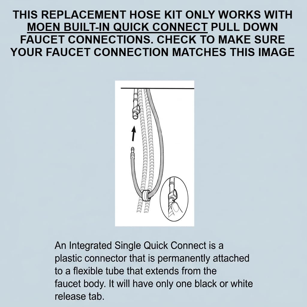 image:imageMoen Replacement Hose Service Kit for Moen Pulldown Kitchen Faucets 150259