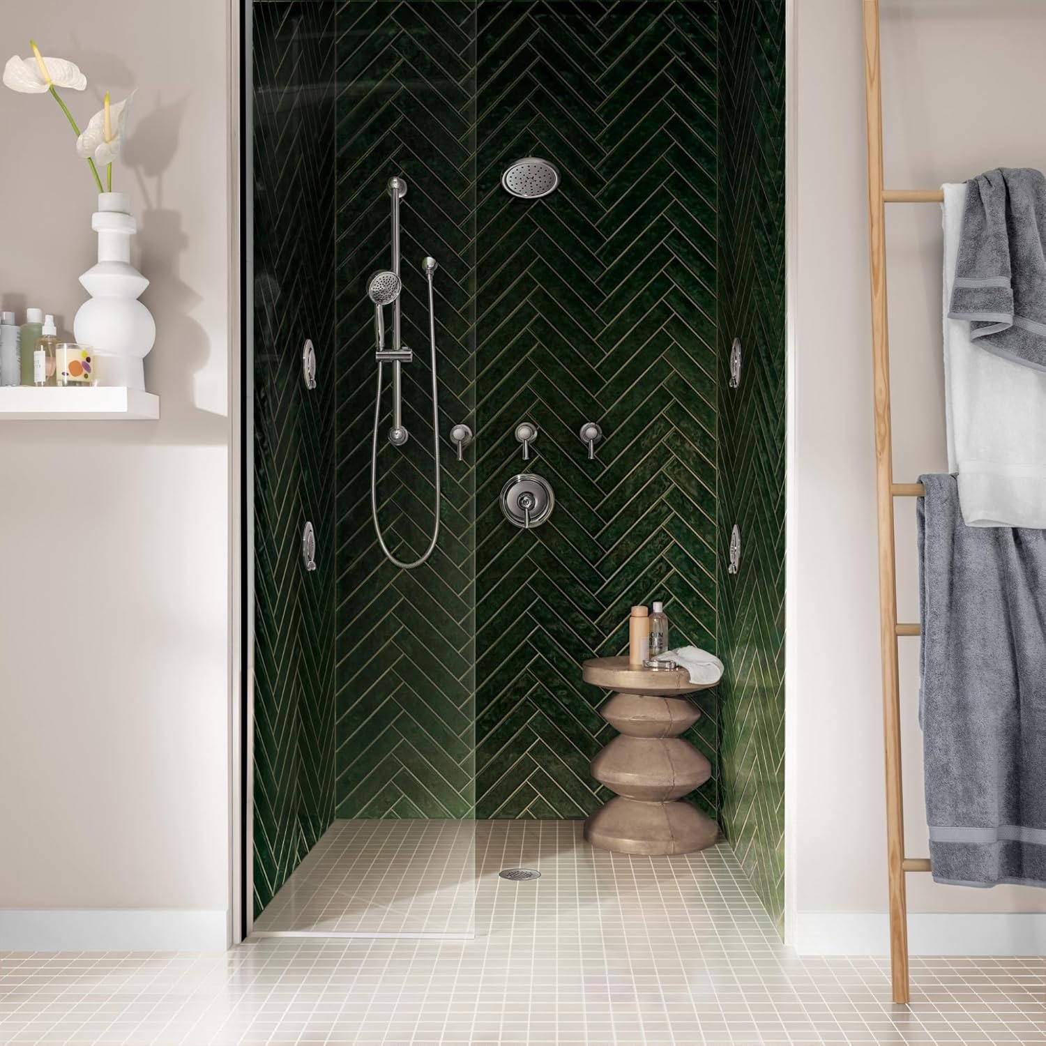 image:imageMoen S6310EP ExactTemp 7 EcoPerformance Single Function Rainshower Showerhead with Immersion Technology ChromeChrome