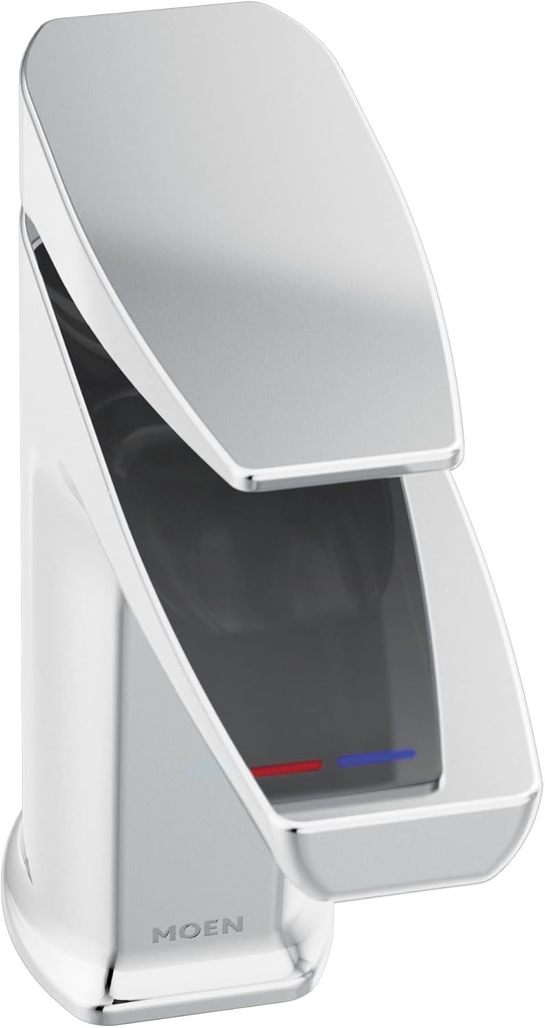 image:imageMoen S8000 Via OneHandle Modern Bathroom Faucet ChromeChrome