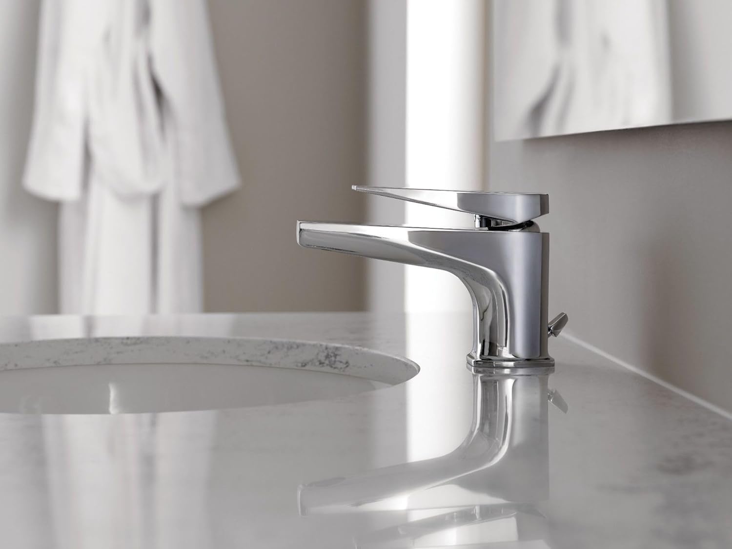 image:imageMoen S8001 Via OneHandle Low Arc Bathroom Faucet Chrome