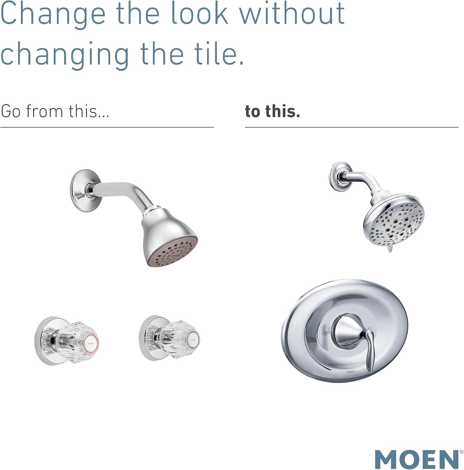 image:imageMoen T2138EPBN Eva PosiTemp EcoPerformance Shower Trim Kit Valve Required Brushed NickelBrushed Nickel