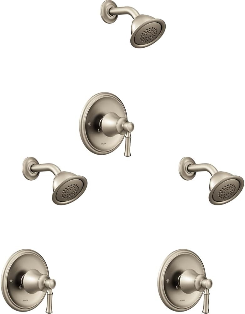image:imageMoen T2182BN Dartmoor PosiTemp shower only Brushed Nickel 1Brushed Nickel