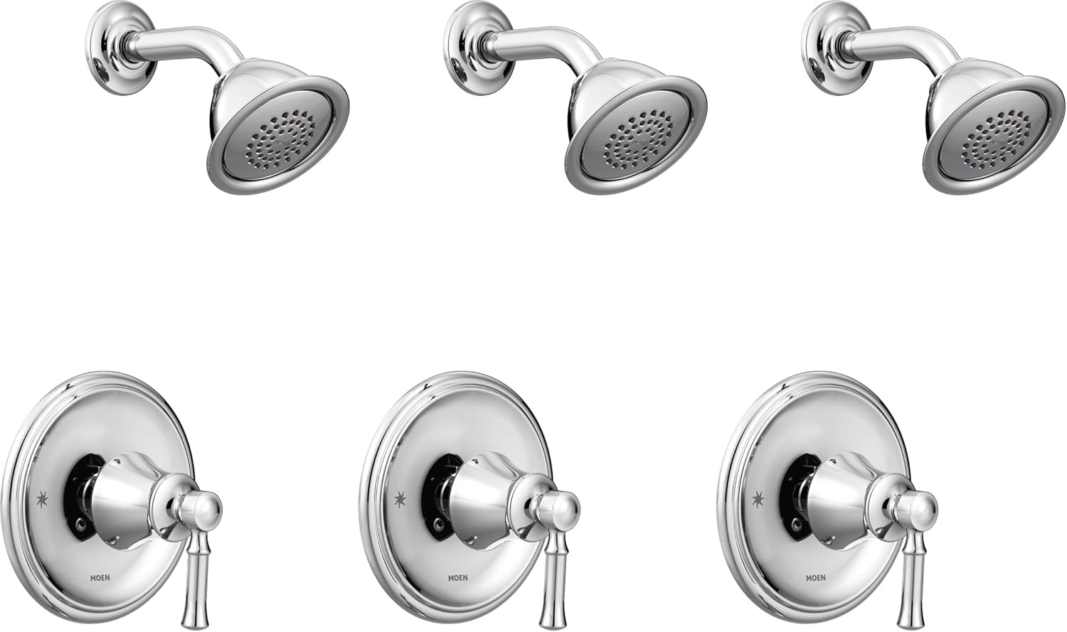 image:imageMoen T2182EP Dartmoor PosiTemp EcoPreformance Shower only ChromeChrome