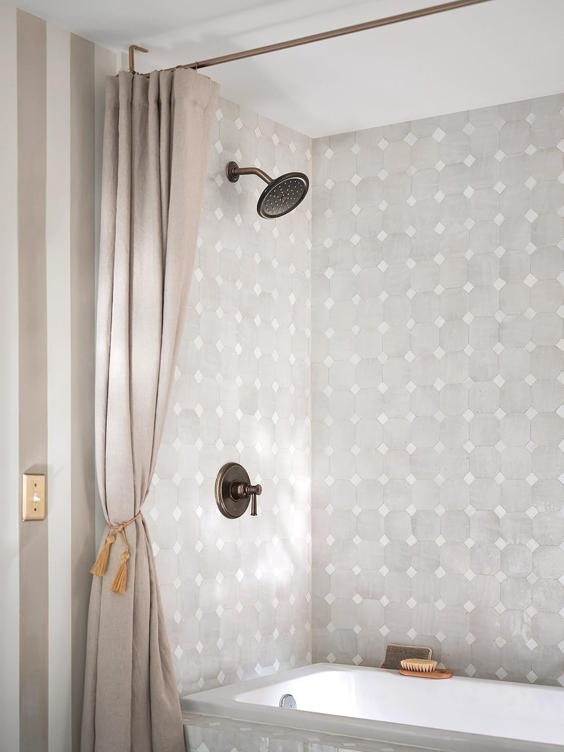 image:imageMoen T2312 Belfield PosiTemp Shower Trim Kit Without Valve ChromeOil Rubbed Bronze
