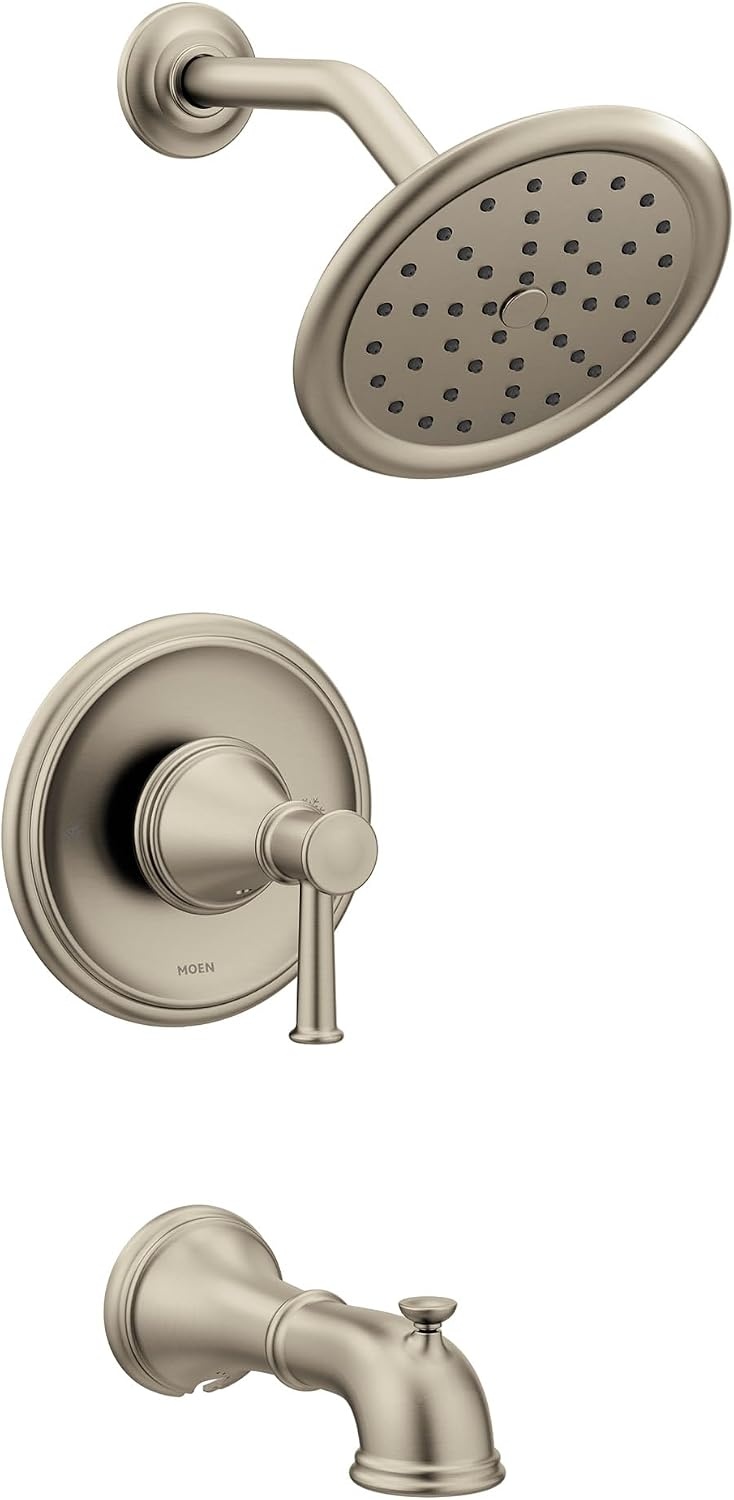 image:imageMoen T2313EPNL Belfield PosiTemp EcoPerformance Tub and Shower Trim Kit Valve Required Polished NickelBrushed Nickel
