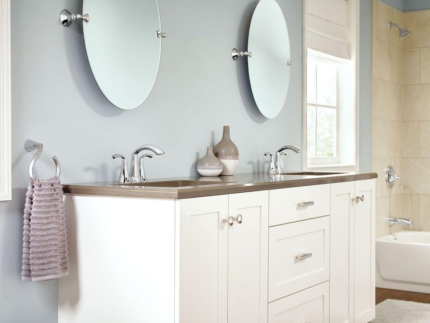 image:imageMoen T2743BN Glyde PosiTemp TubShower Faucet Brushed NickelChrome