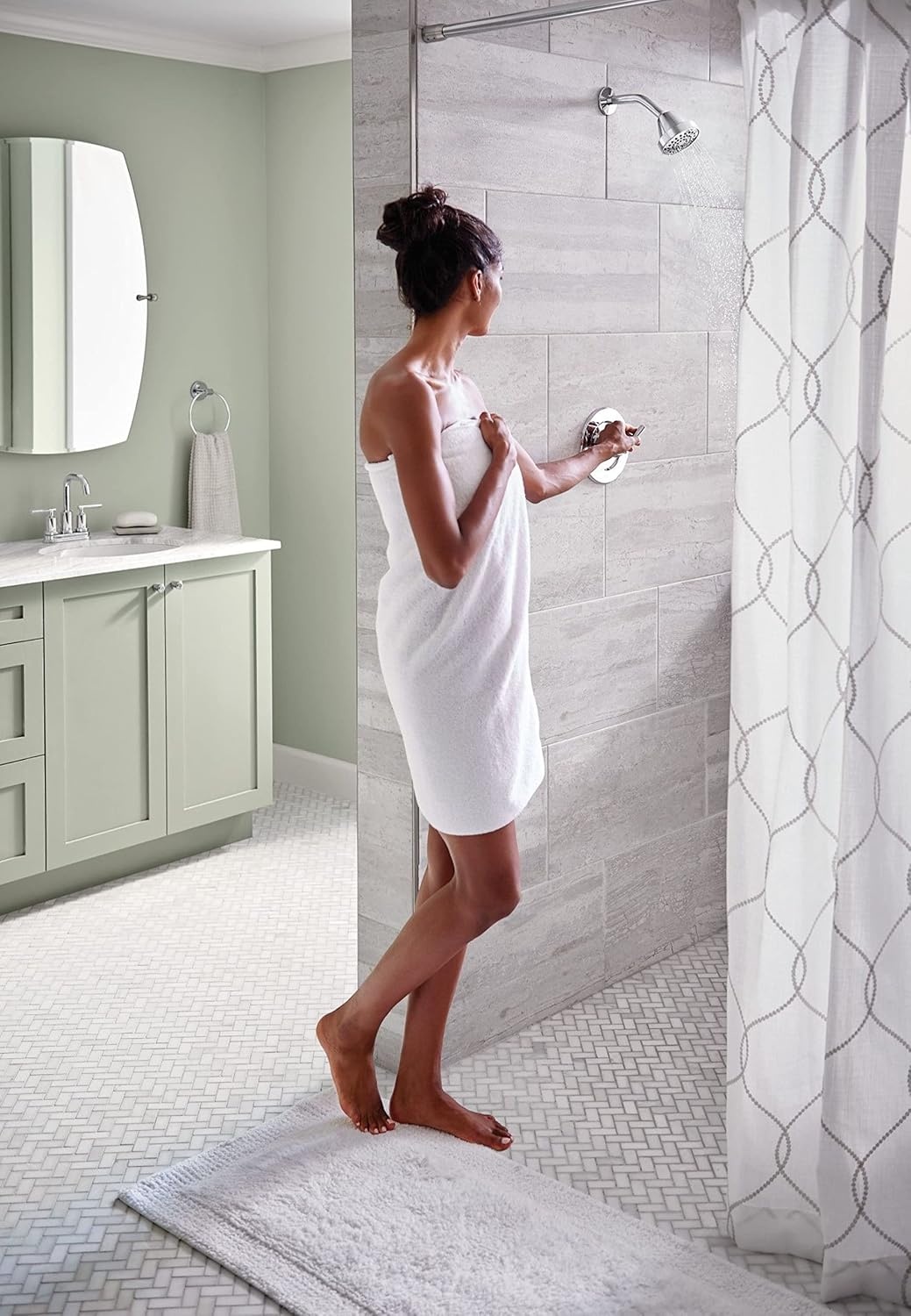 image:imageMoen T2902NH Gibson PosiTemp OneHandle Shower Only Trim Valve Without Showerhead ChromeChrome