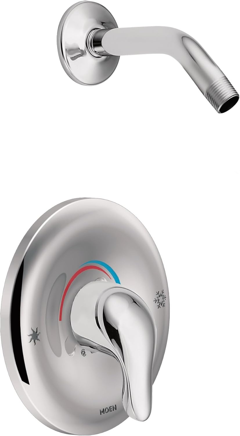 image:imageMoen TL182 Single Handle PosiTemp Shower Trim Chrome1 Kit