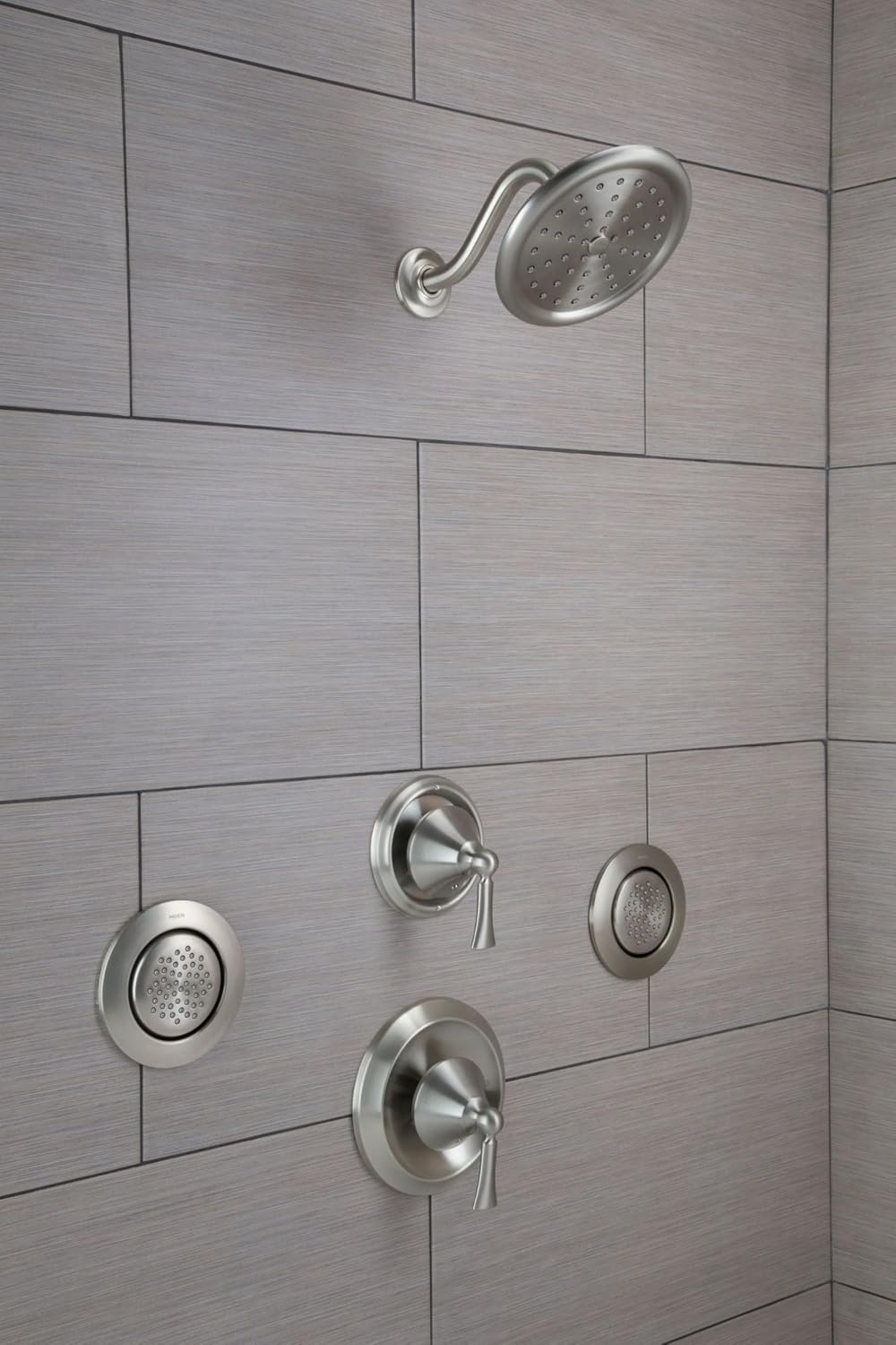 image:imageMoen TS1322BG Mosaic Mosaic Round SingleFunction Body Spray Valve Required Brushed GoldChrome