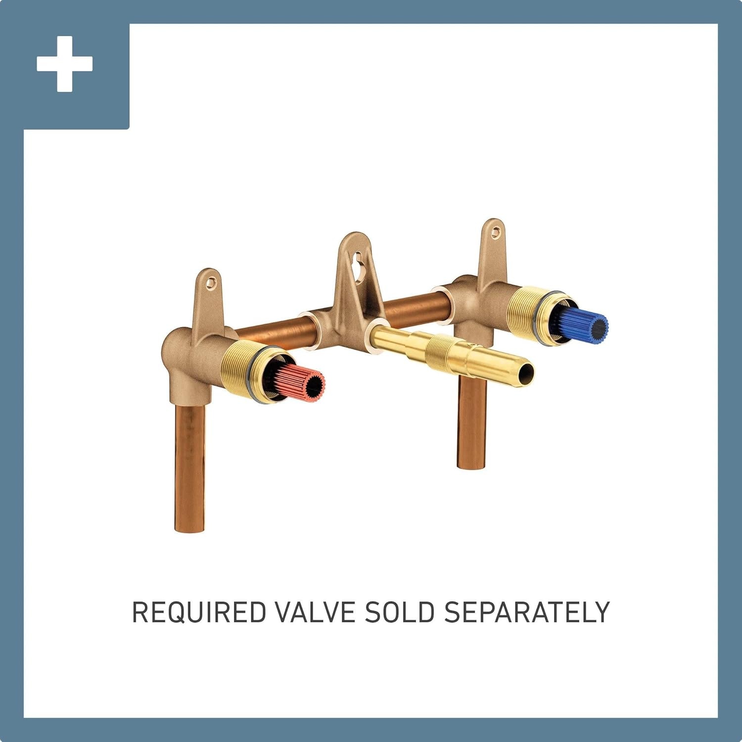 image:imageMoen TS44102 Colinet Traditional TwoHandle Widespread HighArc Bathroom Faucet with Lever Handles Valve Required ChromeBrushed Gold
