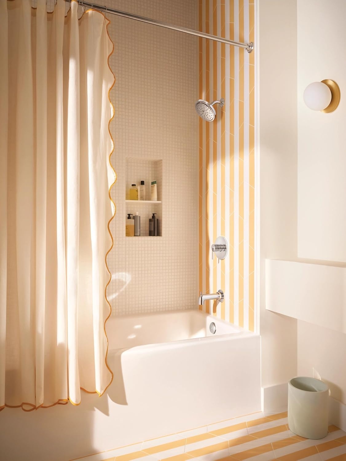 image:imageMoen UT2263EP CIA Collection MCORE 2Series Eco Performance 1Handle Tub and Shower Trim Kit Valve Required ChromeChrome