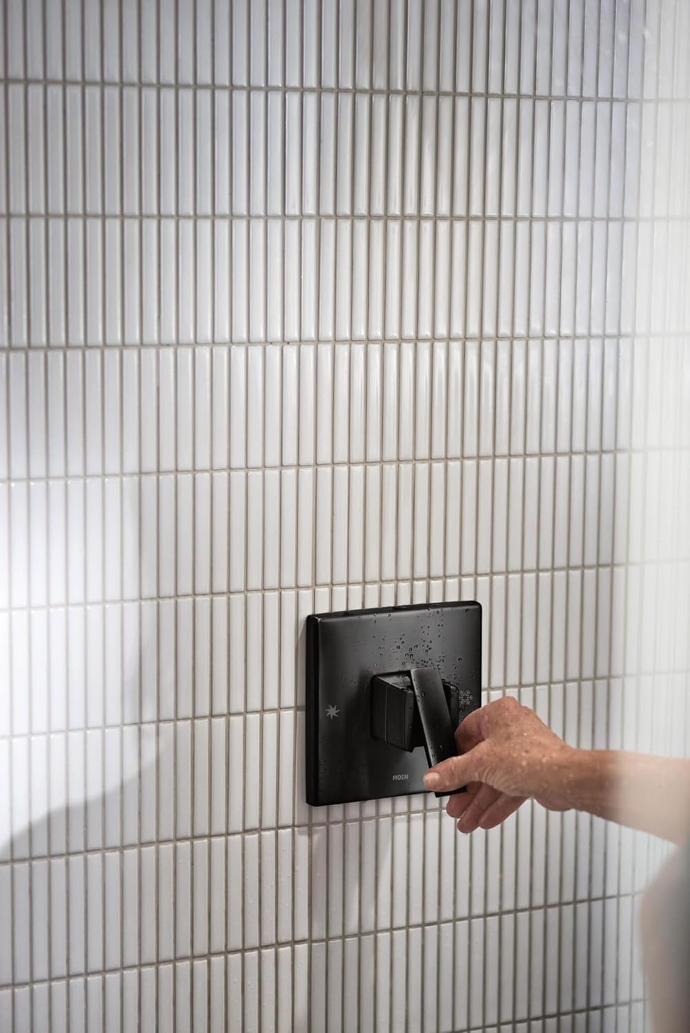 image:imageMoen UTS3713EPBL90 Degree MCORE 3Series 1Handle EcoPerformance Tub and Shower Trim Kit Valve Required