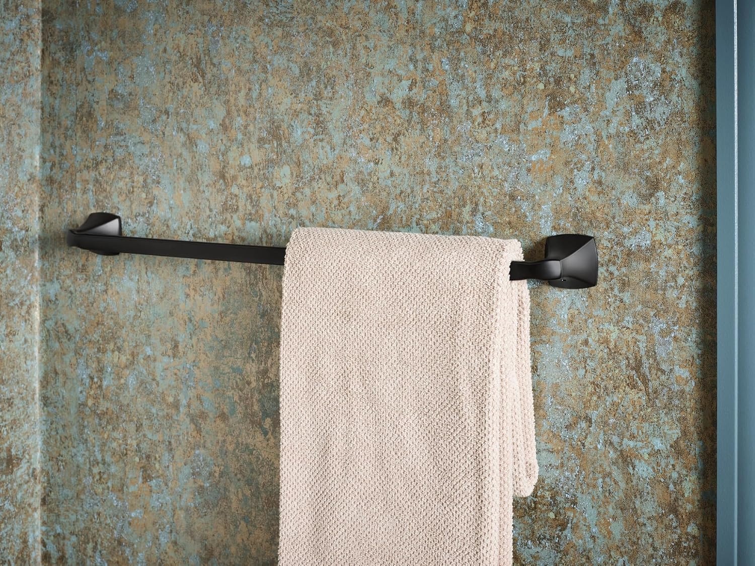 image:imageMoen Voss Matte Black Towel Bar YB5124BL