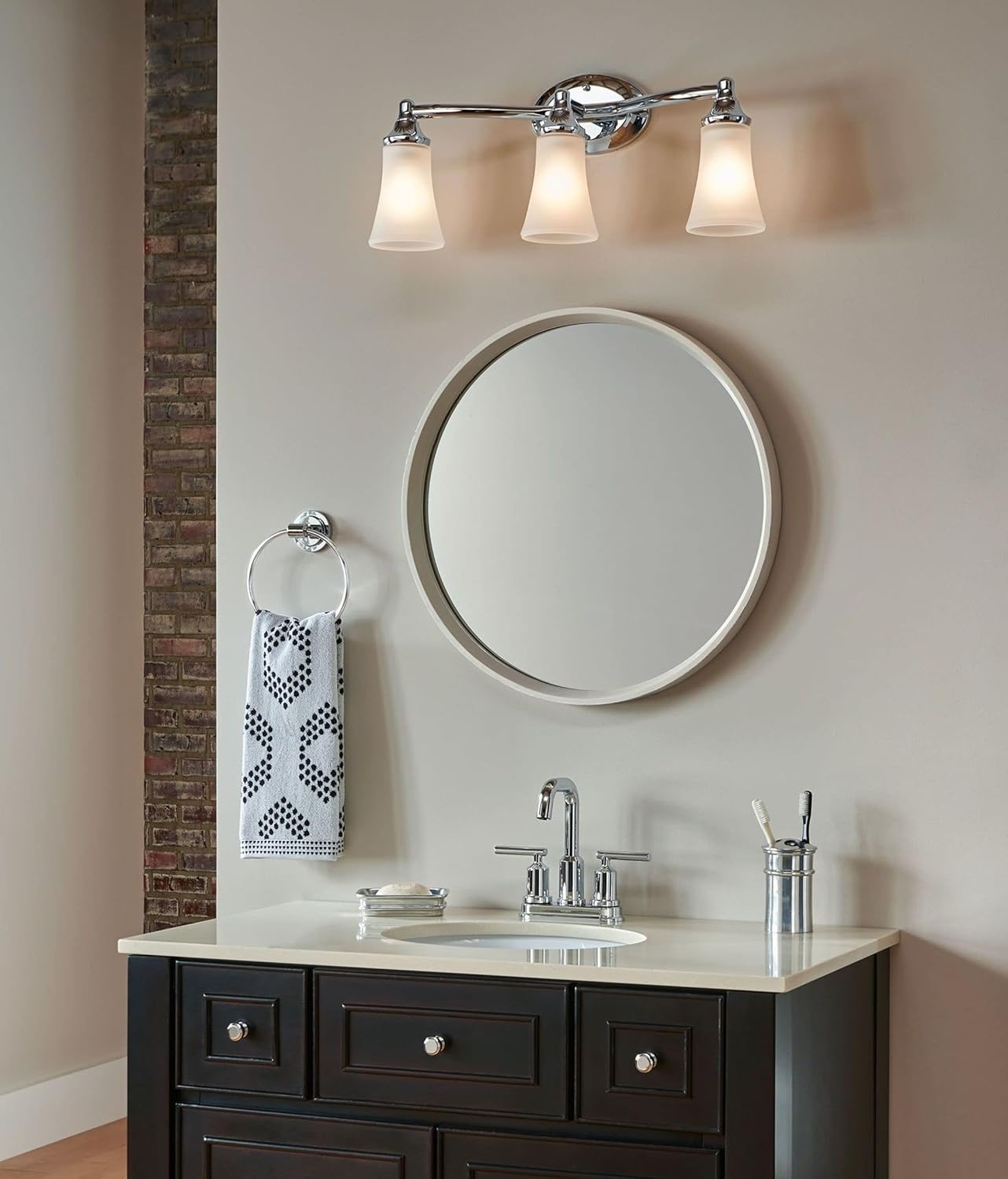 image:imageMoen WS84228 TwoHandle High Arc Bathroom Faucet Chrome