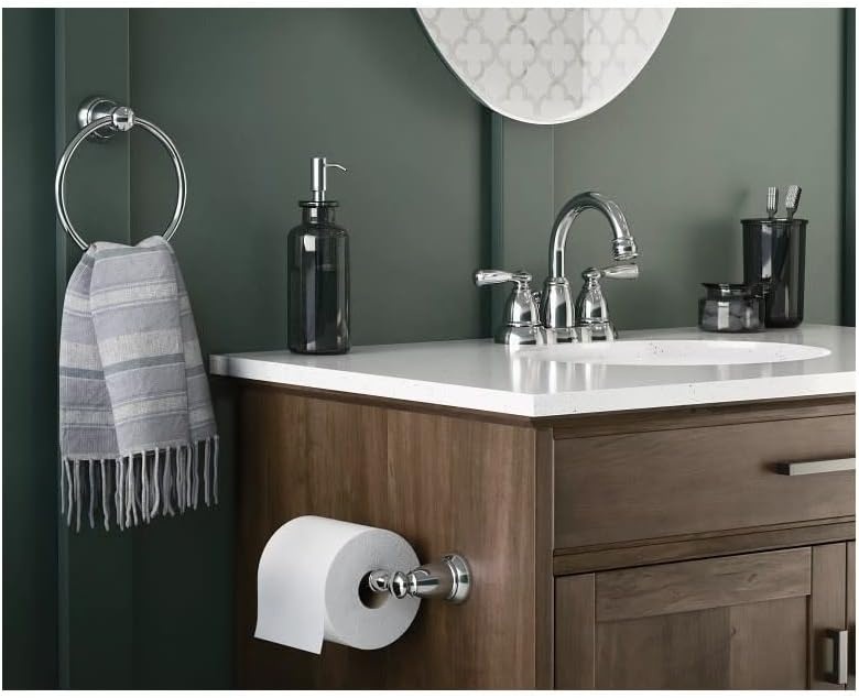image:imageMoen WS84913 TwoHandle High Arc Bathroom Faucet Chrome