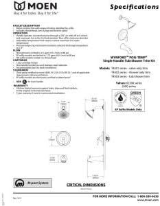 image:imageMoen Wynford Brushed Nickel PosiTemp Tub and Shower Trim Kit Valve Required T4503BNBrushed Nickel