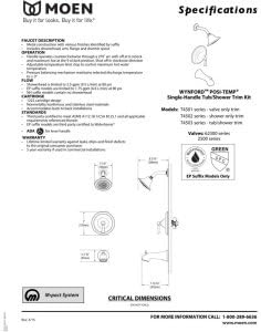 image:imageMoen Wynford Brushed Nickel PosiTemp Tub and Shower Trim Kit Valve Required T4503BNBrushed Nickel