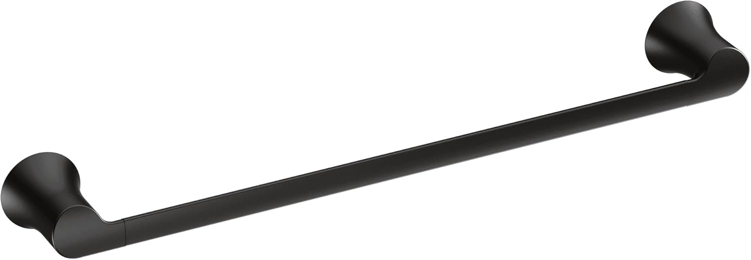 image:imageMoen YB0218BL Doux 18Inch Single Towel Bar Matte Black