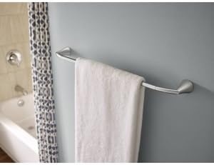 image:imageMoen YB2318CH Glyde Towel Bar 18 ChromeBrushed Nickel
