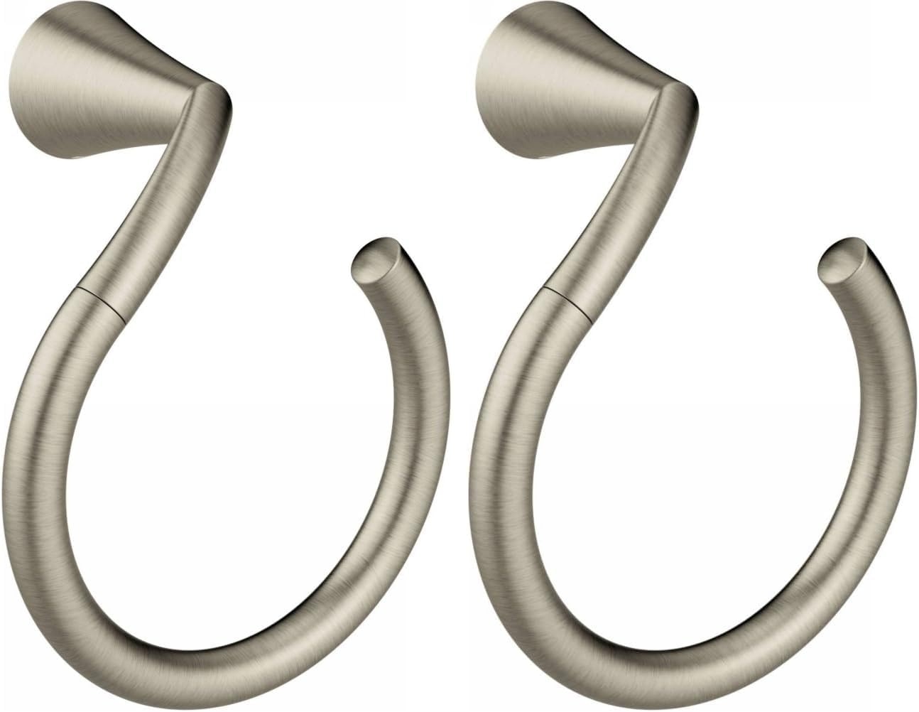 image:imageMoen YB2386CH Glyde Towel Ring ChromeBrushed Nickel