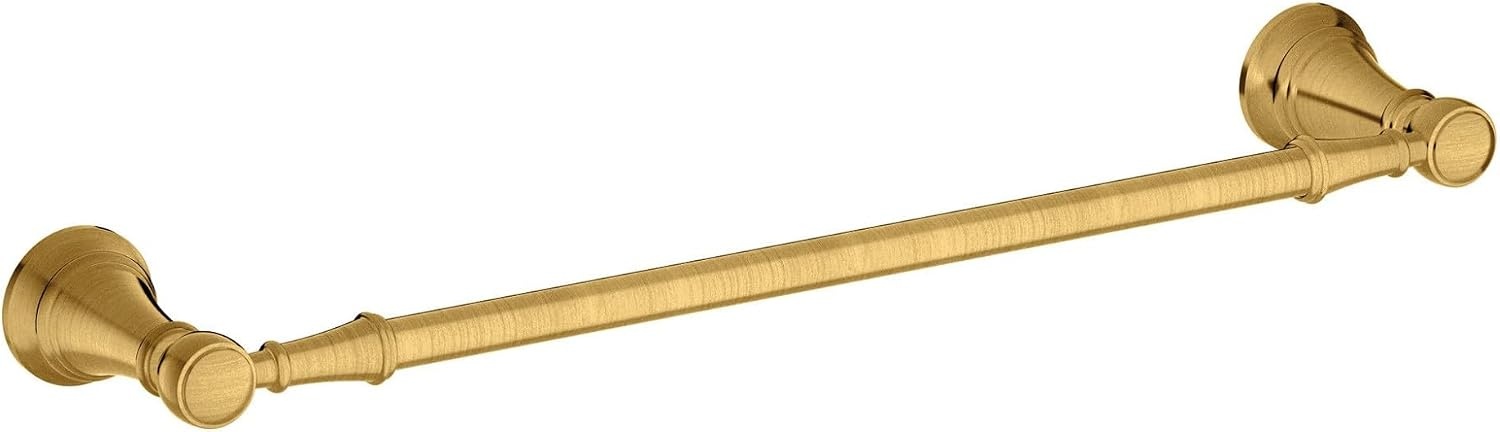 image:imageMoen YB8424BG Weymouth 24Inch Single Towel Bar Brushed GoldBrushed Gold