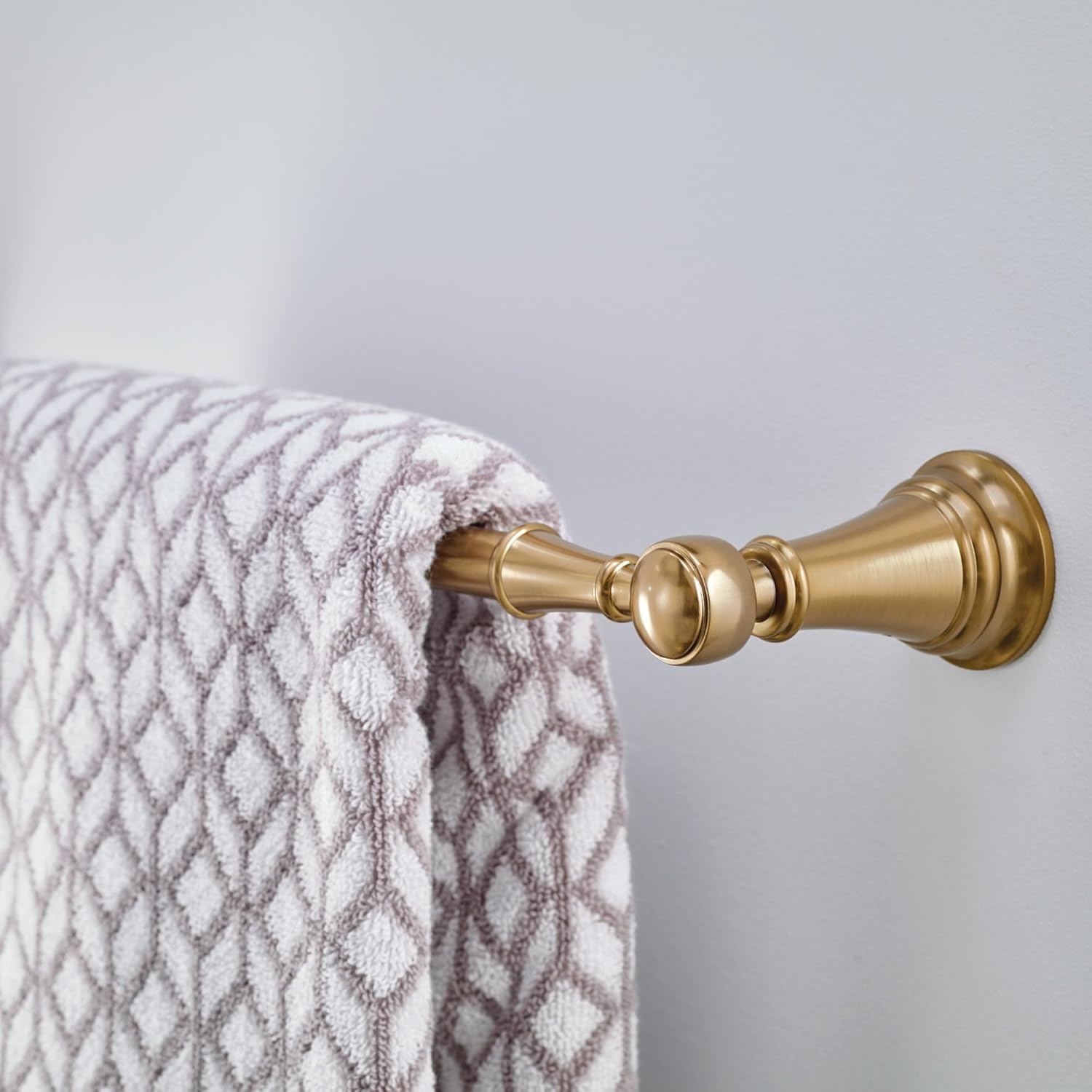 image:imageMoen YB8424BG Weymouth 24Inch Single Towel Bar Brushed GoldBrushed Gold