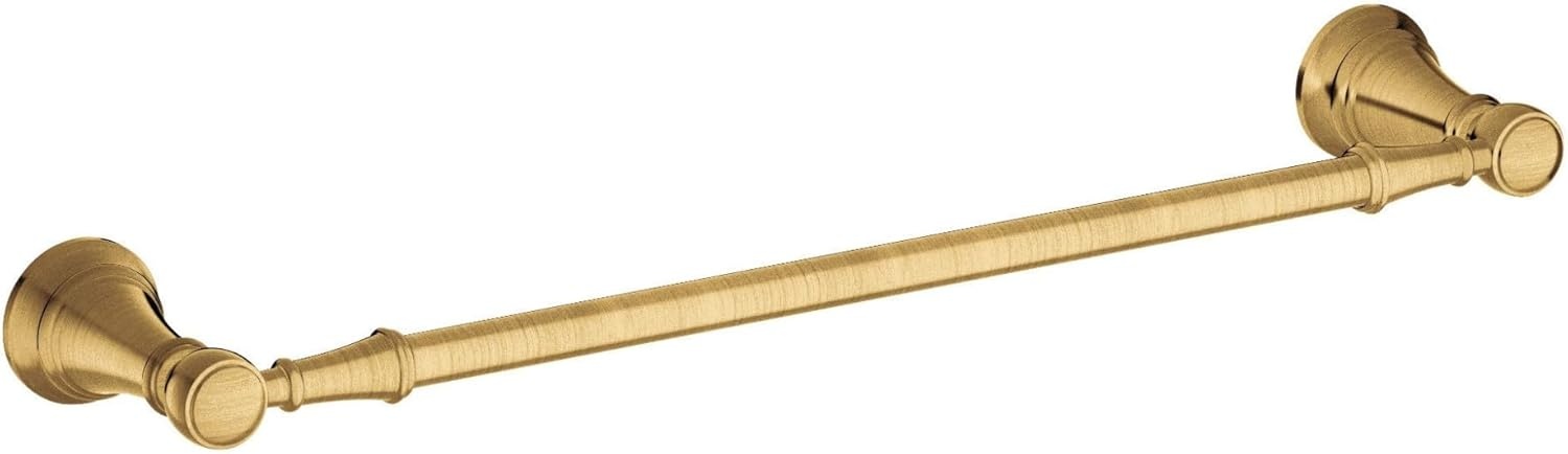 image:imageMoen YB8424BG Weymouth 24Inch Single Towel Bar Brushed GoldBrushed Gold