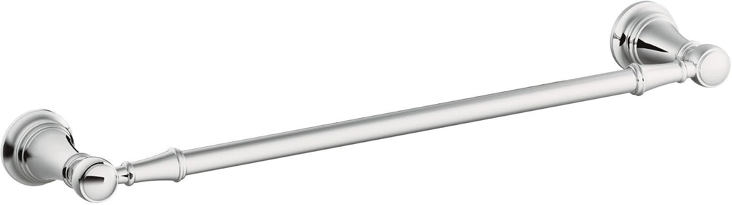 image:imageMoen YB8424BG Weymouth 24Inch Single Towel Bar Brushed GoldChrome