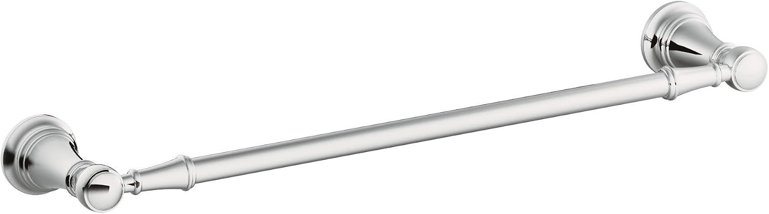 image:imageMoen YB8424BG Weymouth 24Inch Single Towel Bar Brushed GoldChrome