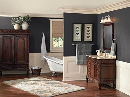 image:imageMoen YB8424BG Weymouth 24Inch Single Towel Bar Brushed GoldMatte Black