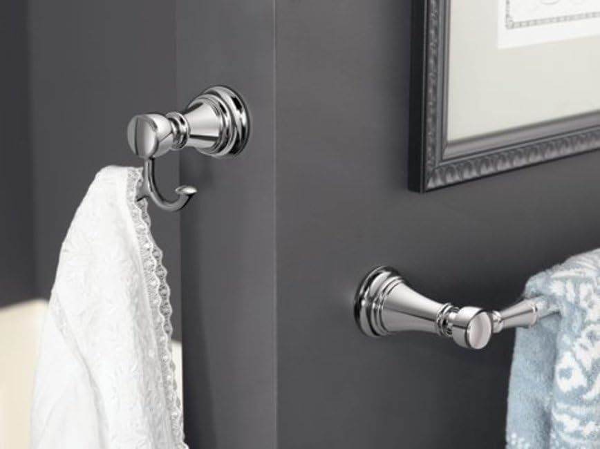 image:imageMoen YB8424BG Weymouth 24Inch Single Towel Bar Brushed GoldMatte Black
