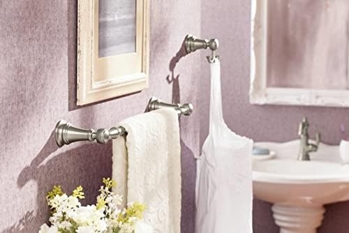 image:imageMoen YB8424BG Weymouth 24Inch Single Towel Bar Brushed GoldMatte Black
