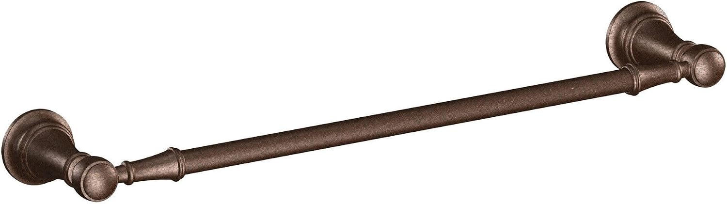 image:imageMoen YB8424BG Weymouth 24Inch Single Towel Bar Brushed GoldOil Rubbed Bronze