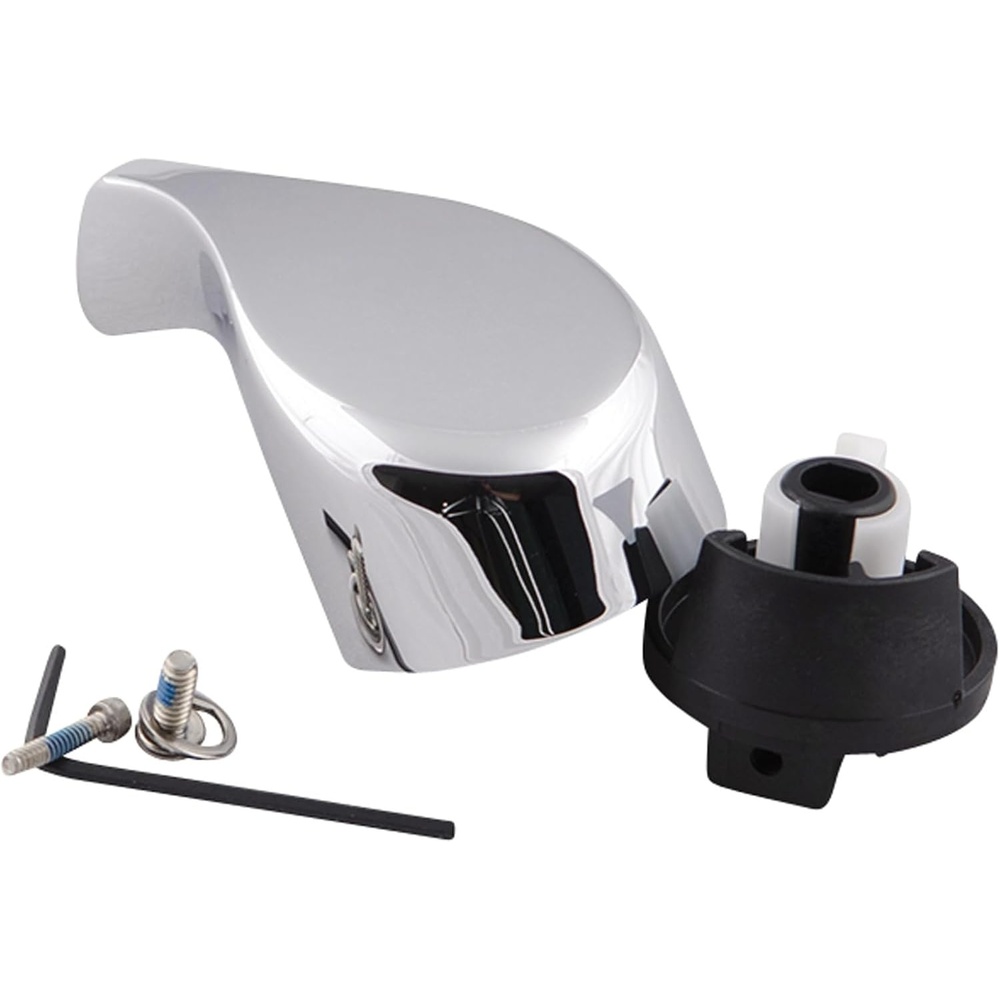 image:imageMoen 100224 Chateau Lever Handle Kit for Chateau and Moentrol Single Handle Tub and Shower Faucet Chrome Replacement handle kit Moentrol compatibility chrome finish lever control easy install repair solution