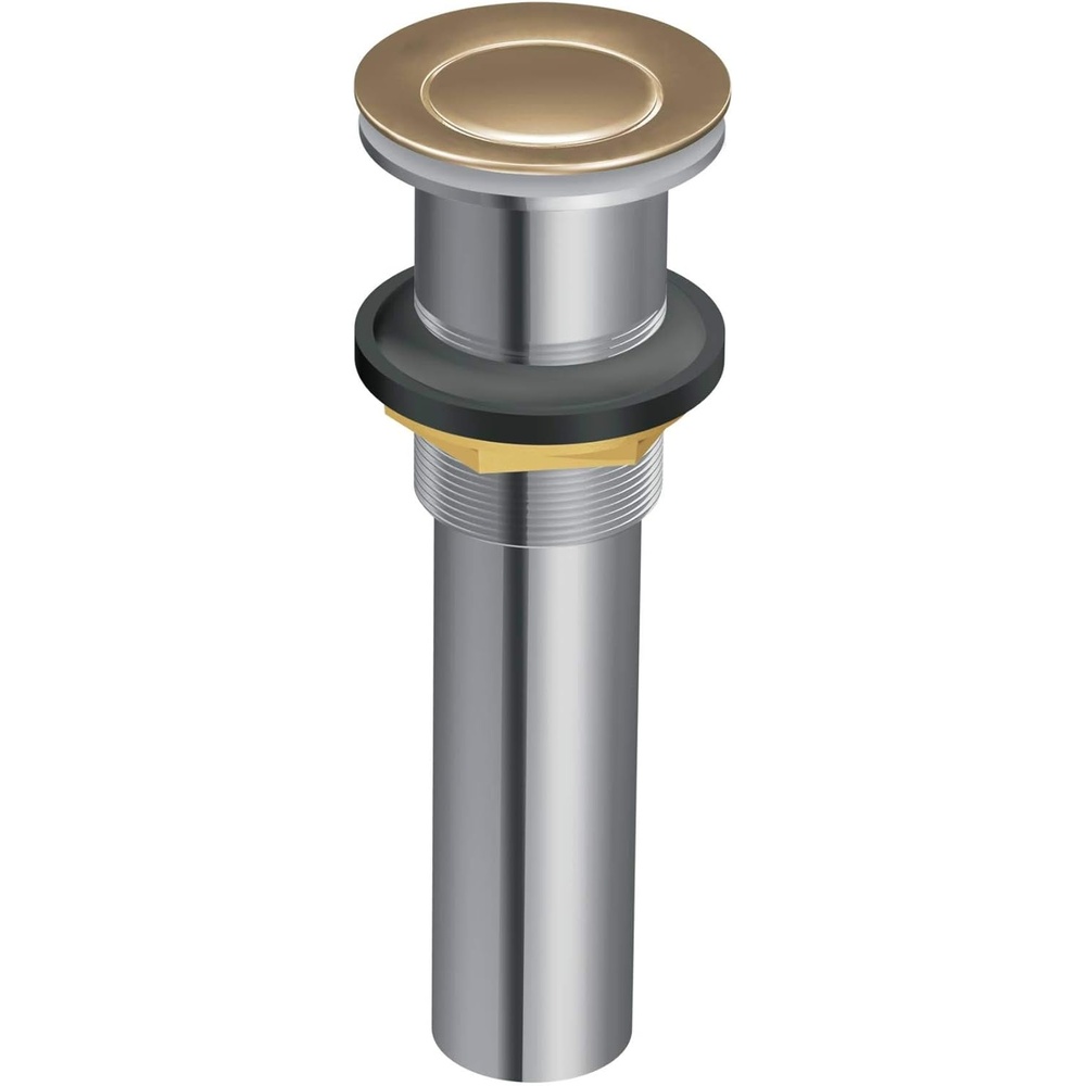 image:imageMoen 140780AZ PopUp Bathroom Sink Drain Kit without Overflow Antique BronzeAntique Bronze