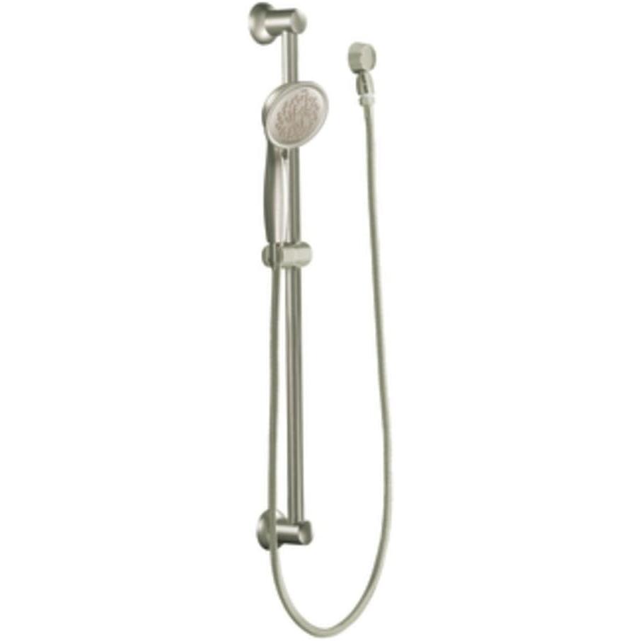 image:imageMoen 3863EPBN Envi EcoPerformance Handheld Shower with 30 Slide Bar Brushed NickelBrushed Nickel